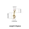 Accesorios Pequeños Transfronterizos Aleación de Esmalte DIY Pulsera Collar Llavero Accesorios Materiales Colgante Broche de Langosta Cruz