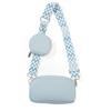 2025 Nueva Llegada Estilo Japonés y Coreano Combinable Material PU Simple Casual Bolso de Hombro Cruzado Bolso de Mujer Correa Ancha para el Hombro Bolso Cuadrado Pequeño