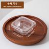 Festival de Mediados de Otoño Tianyuan Difang Liuxin Caja de Pasteles de Luna de Nieve Paquete Individual Soporte Interno Pastel de Frijol Mungo Caja Transparente Caja para Empaquetar Postres
