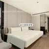 Atour 3.5 Mobiliário de Hotel Quarto Padrão Conjunto Completo de Porta-Malas para Quarto de Hóspedes, Dedicado para Pousadas, Apartamento com Cama de Casal Instalação de Moldura de TV