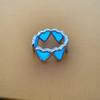 Anillo hueco de corazón luminoso Corea del Sur anillo femenino retro estilo frío anillo de corazón de melocotón dedo índice anillo abierto estudiante Moda Al por mayor