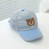 Boné de Tela Infantil Estilo Coreano Fofo e Divertido Protetor Solar de Verão Boné de Beisebol Moda Ins Bloqueio de Cores Boné de Beisebol Masculino