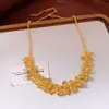Conjunto de Collar, Pulsera y Pendientes con Borla Geométrica Irregular de Circonita y Aguja de Plata, Conjunto de Joyería Versátil Dulce-Cool de Moda