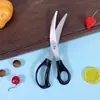 Tijeras para Barbacoa de Acero Inoxidable Estilo Coreano Especial para Tienda de Barbacoa Comerciales Tijeras para Bistec de Barbacoa Tijeras para Cortar Alimentos de Cocina Doméstica