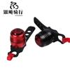 Luz da cauda da bicicleta montanha brilhante redondo liga de alumínio gema luz da cauda USB recarregável equitação aviso luz da bicicleta