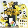 Cadena de Globos Temática Abejita Amazon Transfronteriza Set de Decoración de Globos para Cumpleaños de Adultos y Niños