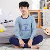 Ropa de otoño e invierno para niños jóvenes, ropa de otoño para niños medianos y grandes, pantalones largos, ropa interior térmica de algodón puro para estudiantes de secundaria, traje de una pieza, entrega