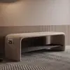 Banqueta para zapatos para la entrada, del hogar, para entrar a la casa a ponerse los zapatos, banco largo de cuero genuino, lujo ligero, sensación de alta gama, almacenamiento integrado, zapatero de doble capa
