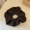 Gomas para el pelo de terciopelo y encaje hechas a mano coreanas y japonesas para mujer, únicas y exquisitas, versátiles, para coleta, elegantes accesorios para el cabello
