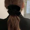 Faixa de Cabelo de Veludo de Alta Qualidade Estilo Coreano Outono e Inverno, Acessórios de Cabelo Super Delicados e Elegantes, Rabo de Cavalo Baixo Retrô, Faixa de Cabelo Versátil para Mulheres