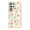 Estilo Floral Suave para Comércio Exterior Adequado para Samsung S24Ultra Película Case Galaxy S25 Capa de Celular Anti-Queda