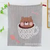 Toalla de gasa de algodón puro, toalla cuadrada de gasa de cuatro capas, toalla cuadrada de algodón para niños de preescolar, exportación al por mayor a Corea, toalla para lavar platos
