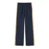 Venta al por mayor Otoño 2026 Nuevo Conjunto de Chaqueta y Pantalones de Bloques de Color para Mujer Estilo Europeo y Americano 2905
