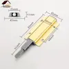 [Directo del Fabricante] Reboteador para Puerta de Gabinete de Aleación de Aluminio, Push-To-Open, Reboteador Oculto, No Requiere Manija, Reboteador sin Tirador