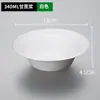Comercio Electrónico Transfronterizo Juego de Vajilla Desechable de Pulpa de Papel Tazón de Papel Comercial para el Hogar Tazón Redondo Desechable Biodegradable Caja Completa