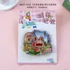 Ímã de Geladeira de Madeira Souvenir de Lijiang, Ímã de Geladeira Souvenir de Ponto Turístico Cultural e Criativo Magnético de Yunnan
