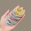 Corda de cabelo anel de cabelo sem costura básico 100 corda de cabeça antiderrapante para rabo de cavalo alto não machuca elásticos de cabelo