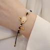Pulsera de cuerda roja Conejo de Jade tejida a mano jade Hetian natural amantes pulsera de cuerda negra joyería calabaza regalo venta al por mayor