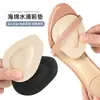 Almohadillas de antepié de dos tonos en forma de gota de agua para tacones altos, con insertos suaves, resistentes, autoadhesivos, de media talla ajustable, diseño de panal para antideslizante y absorción de impactos