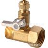 Purificador de Agua Hanlani Pure 59 Entrada de Cobre Accesorios para Grifo de Tres Vías 4 Puntos a 2 Puntos Unión de Entrada Válvula de Bola de Tres Vías