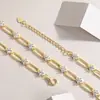 Collar apilable de plata S925 para mujer, cadena de moissanita Otoño e Invierno, cadena para clavícula de estilo Ins de venta caliente transfronteriza, collar de moissanita