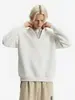 Moletom Masculino Catteeius Estilo Americano Falso Duas Peças Gola Henry 2026 Primavera Novo Casual Decote V Manga Longa