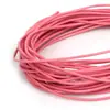 Corda Redonda de Couro Sintético DIY Pulseira de Corda Elástica Colar Material para Joias Lanyard de Boneca Acessórios Corda de Pingente Pequeno
