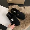 Primeiro Encontro Temporada Sapatos de Pelo Feminino Inverno Roupa Externa 2026 Novo Estilo Coreano Retro Solado Plano Slip-on Mocassins Feminino Plus Veludo Algodão
