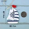 Ornatos Decorativos Pequenos para Pendurar DIY Mediterrâneo Mini Decorações Criativas de Parede Acessórios Feitos à Mão Argolas de Natação de Peixe Âncoras Decorações para Pendurar de Jardim de Infância