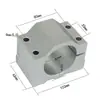 Braçadeira de 80mm de Diâmetro, Braçadeira de 65mm de Diâmetro, Suporte para Motor de Eixo, Fixador T-Set para Eixo de Máquina de Gravação, Auto-Produzido