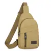 Bolsa de cintura nova transfronteiriça lona masculina bolsa de peito masculina mochila de moda bolsa de ombro bolsa mensageiro esportiva multifuncional