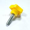Tornillo de mano de cinco ángulos 31#m8, tornillo de cabeza de goma, tornillo de ajuste mecánico, tornillo de manija, fabricante profesional