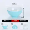 10 Piezas de Tazones Pequeños de Melamina, Tazones de Arroz Comedor Comida Rápida, Tazones de Sopa Imitación Porcelana Comerciales, Tazones para Gachas, Tazones para Salsa Hot Pot Picante