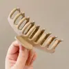 Elegante Pinza para el Cabello con Lazo Estilo Nuevo 2026 para Mujer, Cabello Semirecogido, Pinza de Garra para la Parte Posterior de la Cabeza para Cabello Fino, Sensación de Alta Gama, Pinza de Tiburón