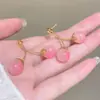 Brincos de verão para meninas com tema de frutas, brincos doces estilo Ins, flores frescas, folhas verdes, brincos fofos, atacado feminino