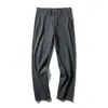 Calça de soft shell à prova de vento e água para homens, forrada com fleece, quatro lados elásticos, para outono e inverno, uso externo 6185