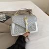 Bolso Pequeño Fresco de Color Contraste para Mujer 2025 Nuevo Simple Combinable Portátil Bolso Cuadrado Pequeño Nicho Moda Bolso de Hombro Cruzado