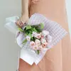 Papel de regalo para ramo fresco impermeable papel Ouya cuadros de verano cuadros florales materiales de embalaje papel de regalo para floristería