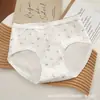 Ropa interior de algodón antibacteriano para niñas 10A, Calzones antibacterianos de tiro medio con entrepierna extendida Categoría a Algodón para bebé, Calzones que cubren la cadera para mujer