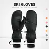 Guantes de Esquí para Otoño e Invierno Cálidos Impermeables a Prueba de Frío Forrados de Felpa para Quitar Nieve Ciclismo Montañismo Deportes al Aire Libre Guantes de Esquí