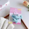 Diadema de Animales Suave y Linda de Dibujos Animados para Niños Tela Bordada Banda Elástica Alta para el Cabello Cuerda para el Cabello de Doble Cola Elástico Diadema