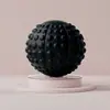 Pelota de fascia, pelota de masaje de pies, relajación muscular de yoga, pelota de erizo para las plantas de los pies, pelota magnética de fitness para yoga, pelota de cacahuete para el arco