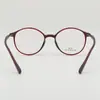 Moda Versátil Simple Retro Marco Redondo Ultra-Ligero Decoración Lisa Sin Graduación Adecuado para Montura de Gafas Graduadas