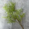 Bosque Escandinavo Verde Planta Verde Hoja Verde Techo de Salón de Bodas Mimosa Plástico Flor Falsa Hierba de Amante Eucalipto