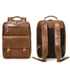 Marant Piel Crazy Horse Mochila para Hombre Mochila de Viaje para Exteriores de Gama Alta Colección de Mochilas de Piel Genuina para Hombre