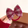 Novedad 2025 Diademas para Niñas con Flores de Tela, Dulces Accesorios para el Cabello Lindos Coreanos Que No Dañan el Cabello, Accesorios para el Cabello de Alta Elasticidad