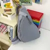 Bolsa de Peito Feminina Ins Design de Nicho Bolsa Transversal Moda para o Dia a Dia Ciclismo Mochila Esportiva Leve Casual Feminina