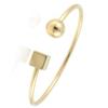 Pulseira Europeia e Americana da Moda para o Dia a Dia em Aço Inoxidável para Mulheres, Pulseira Trevo de Quatro Folhas Cravejada de Diamantes que Não Desbota, Pulseira de Aço Titânio, Atacado Personalizado