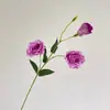 Estilo Nórdico Eustoma Flor Artificial Casa Sala de Estar Mesa Decoração Floral Material de Pano de Seda Platycodon Grandiflorum Flor Decorativa