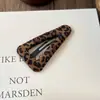 Pinza para el cabello estilo coreano con estampado de leopardo retro, para flequillo de la frente, pinza lateral, pinza simple y versátil para flequillo, nuevo BB Clip 2026, pasador